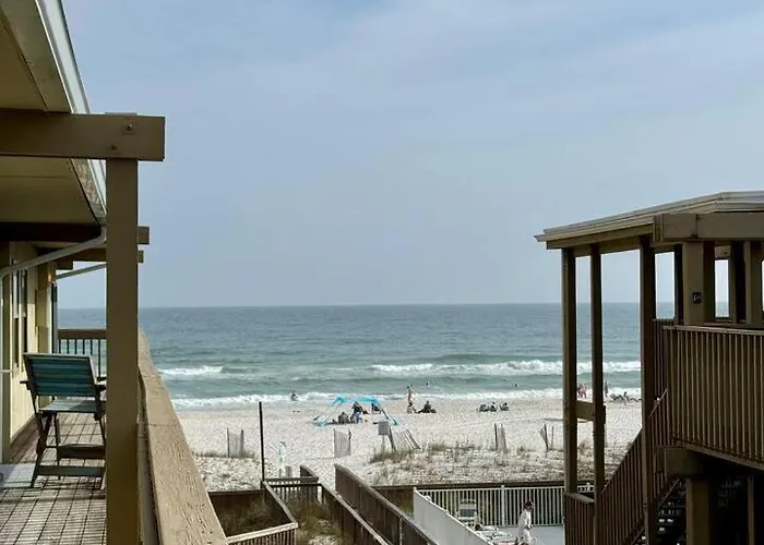 Beachfront Retreat, Private Access, Pool - With View And Balcony Apartment Gulf Shores
